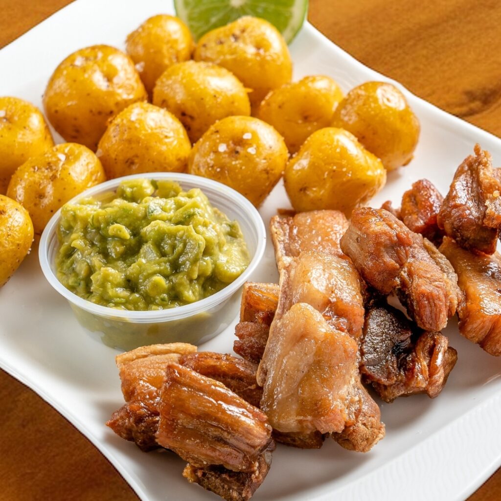 Chicharrones con papa harbin restaurantes